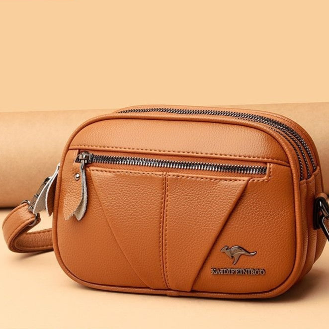 Cowhide Shoulder Crossbody Bag photo 1