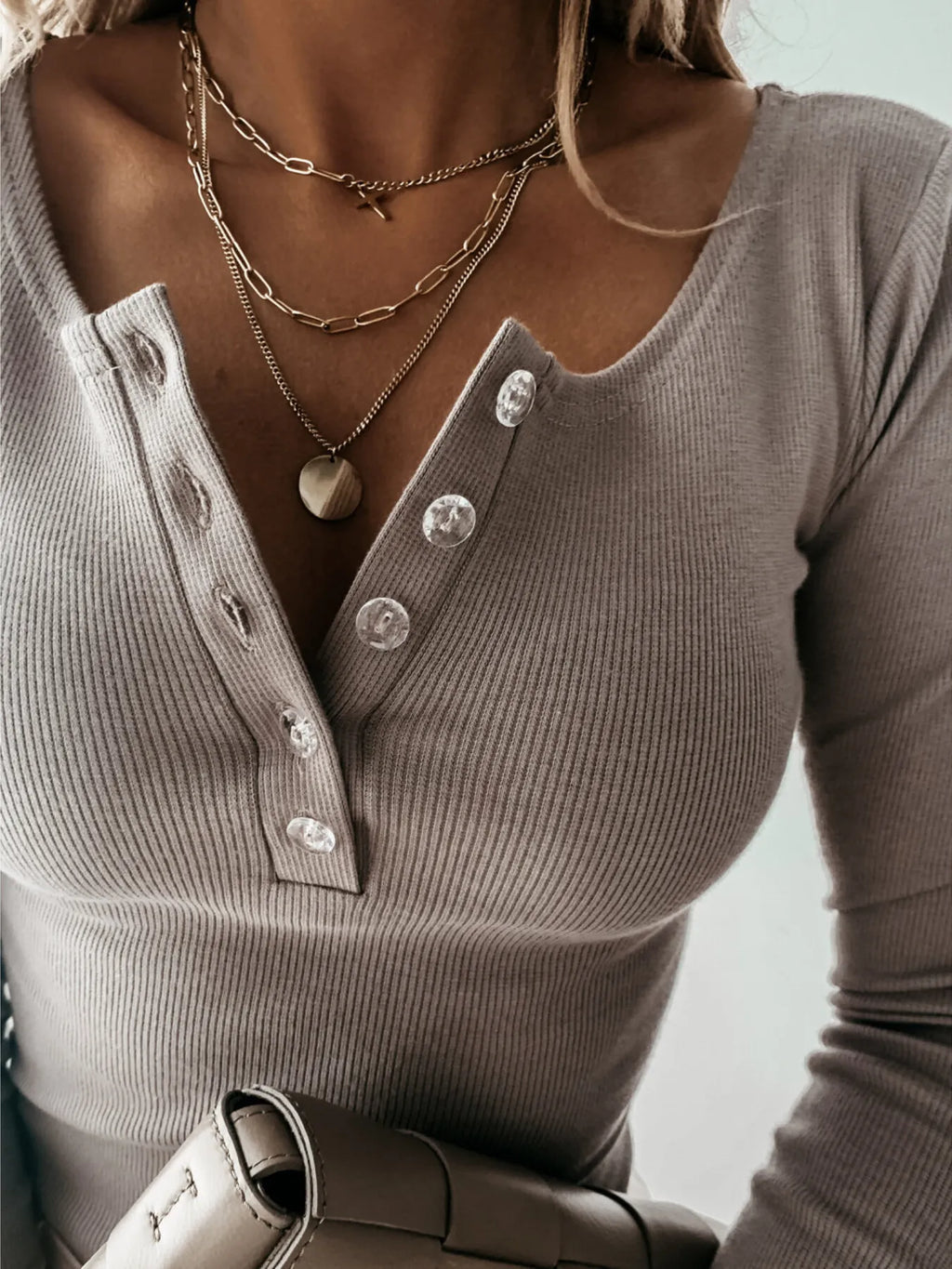 Button Detail Long Sleeve T-shirt (9)