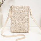 Casual Straw Woven Beach Hollow-out Shoulder Bag photo 1