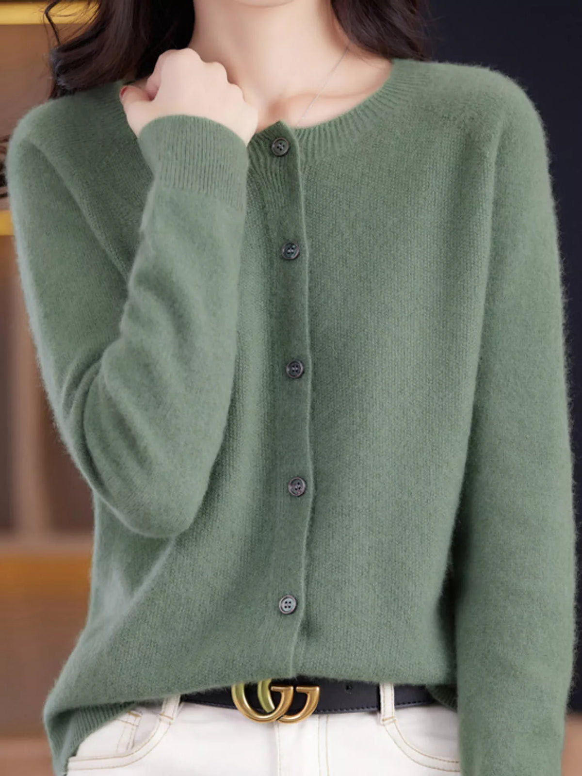 Button-down Long Sleeve Cardigan (43)