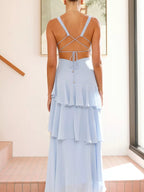 Sleeveless Ruffled Layered Backless Maxi Dress (11)