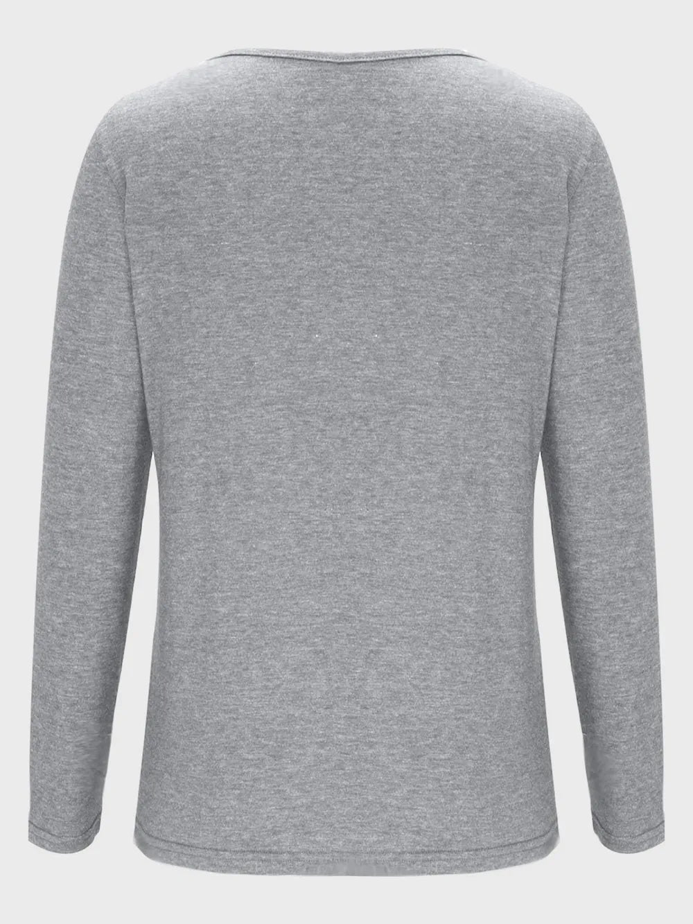 Crisscross V-neck Long Sleeve T-shirt (15)