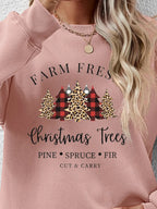 Graphic Round Neck Long Sleeve Sweatshirt (23)