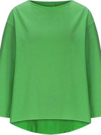 Full Size Round Neck Relaxed Fit Blouse Plus (15)