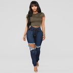 Ripped Slim Fit Skinny Jeans photo 4
