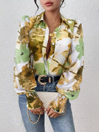 Floral Print Long Sleeve Shirt (10)