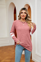 Round Neck Long Sleeve Top (2)