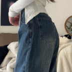 Straight Slimming Wide Leg Jeans photo 8