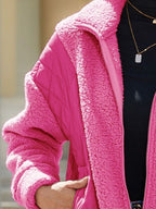 Zip-up Collared Neck Jacket (2)