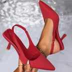 Point Toe Stiletto Pumps (3)