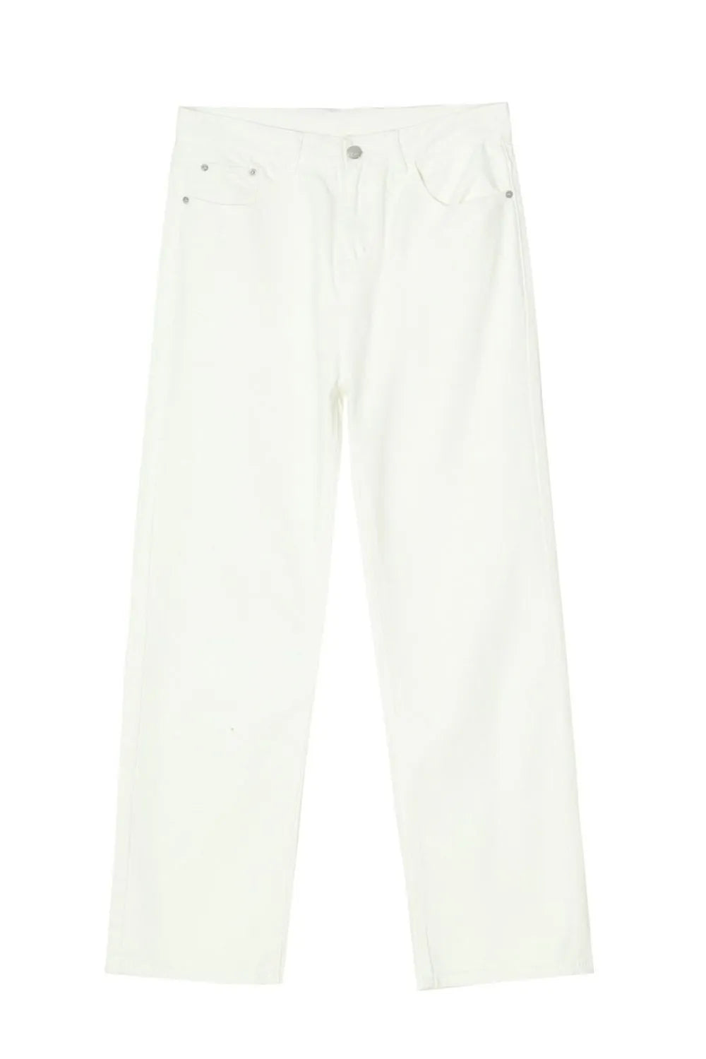 Washed Straight-leg Slim Jeans (6)