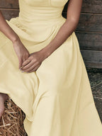 Sweetheart Neck Spaghetti Strap Midi Dress (2)