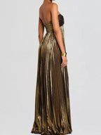 Split Sweetheart Neck Tube Maxi Dress (5)