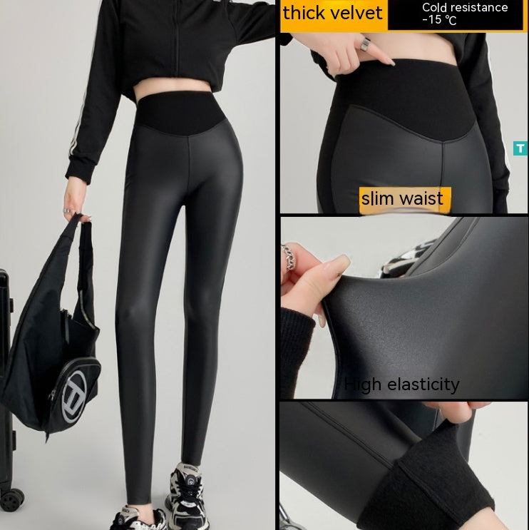 Autumn Winter Velvet Leggings photo 1