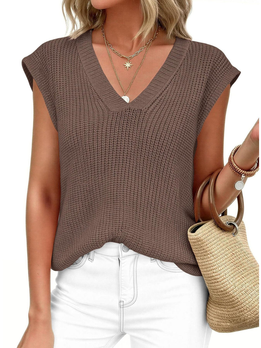 V-neck Sweater Vest (11)