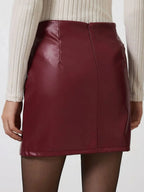 Slit Mini Skirt Zipper (11)