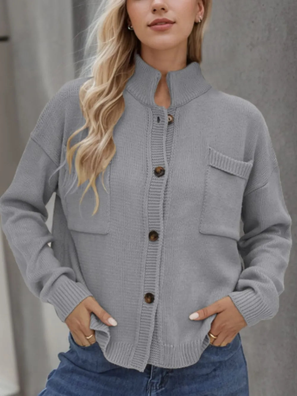 Button Up Long Sleeve Cardigan (15)