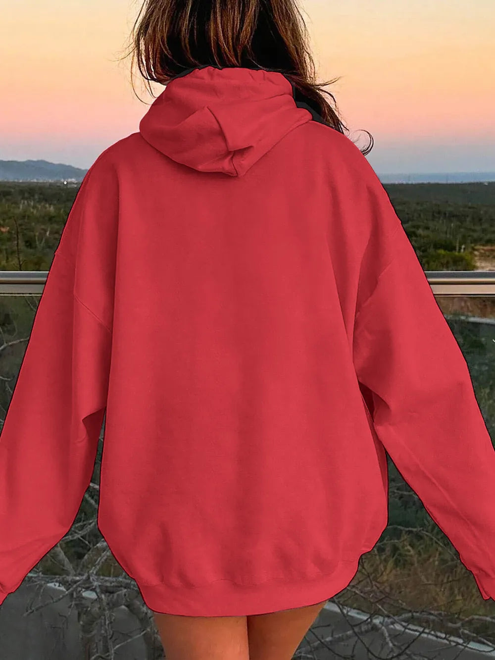 Drawstring Dropped Shoulder Hoodie (31)