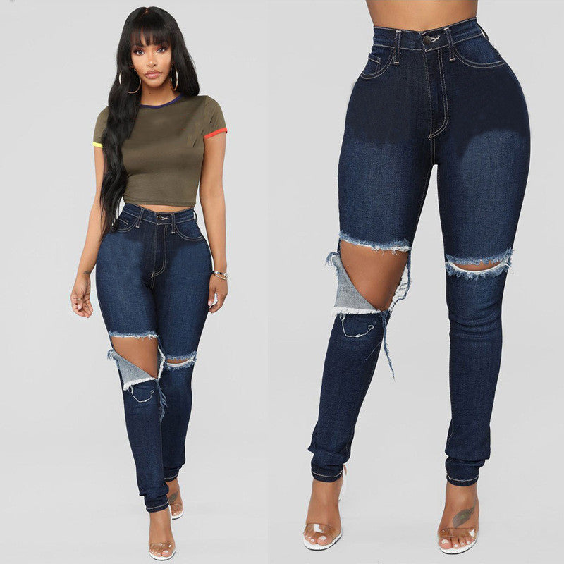 Ripped Slim Fit Skinny Jeans photo 3