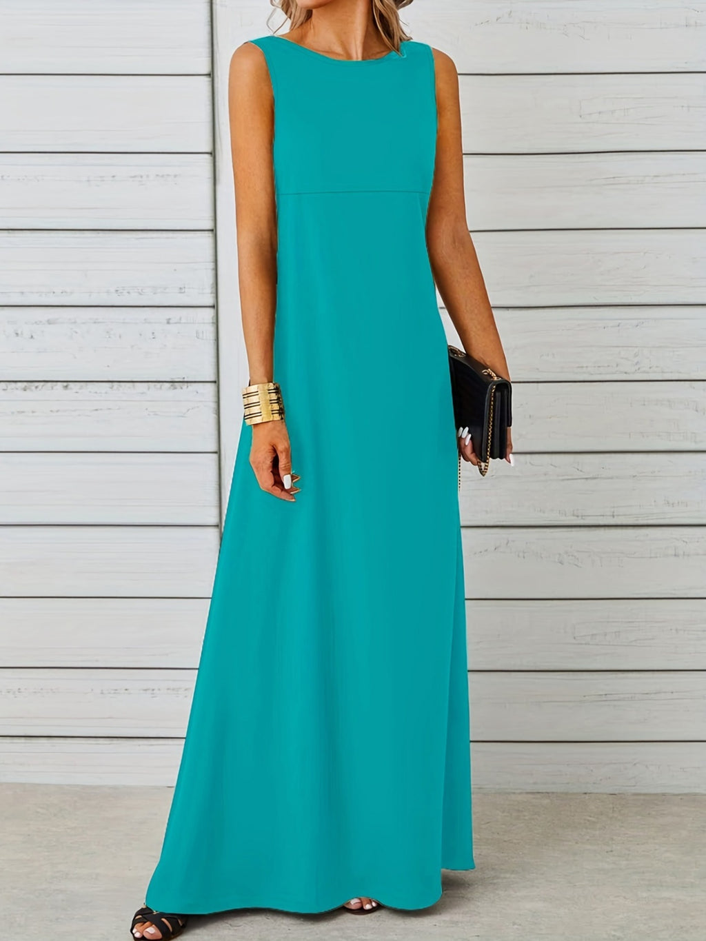 Sleeveless Flowy Maxi Dress (10)