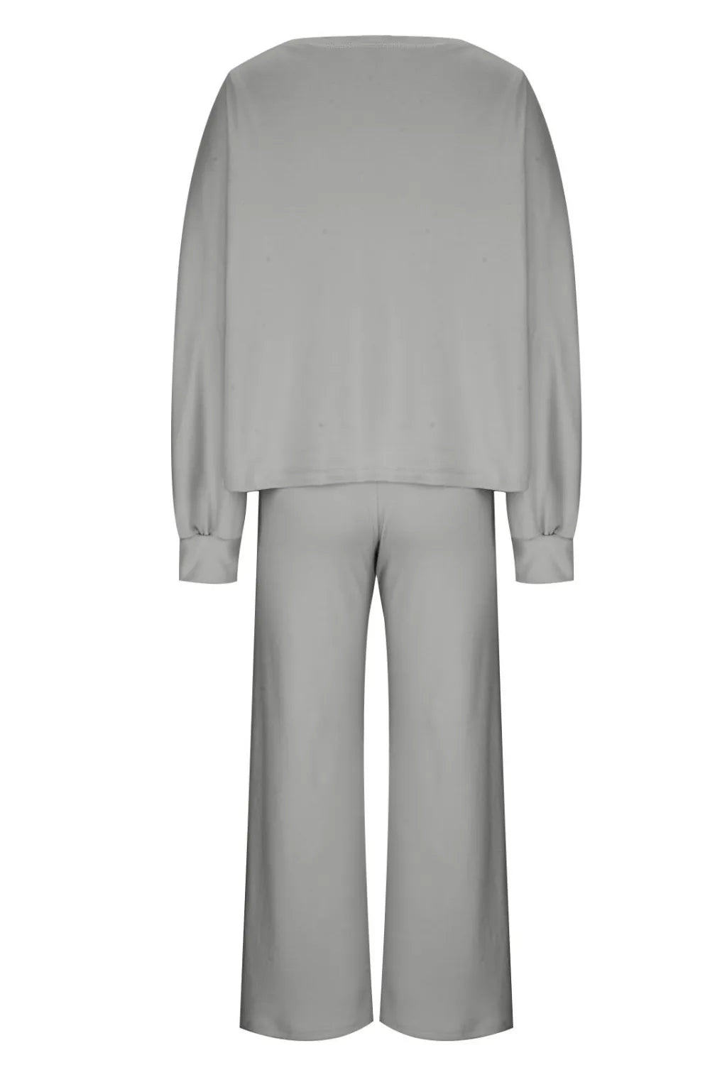 Round Neck Long Sleeve Top Pants Set (14)