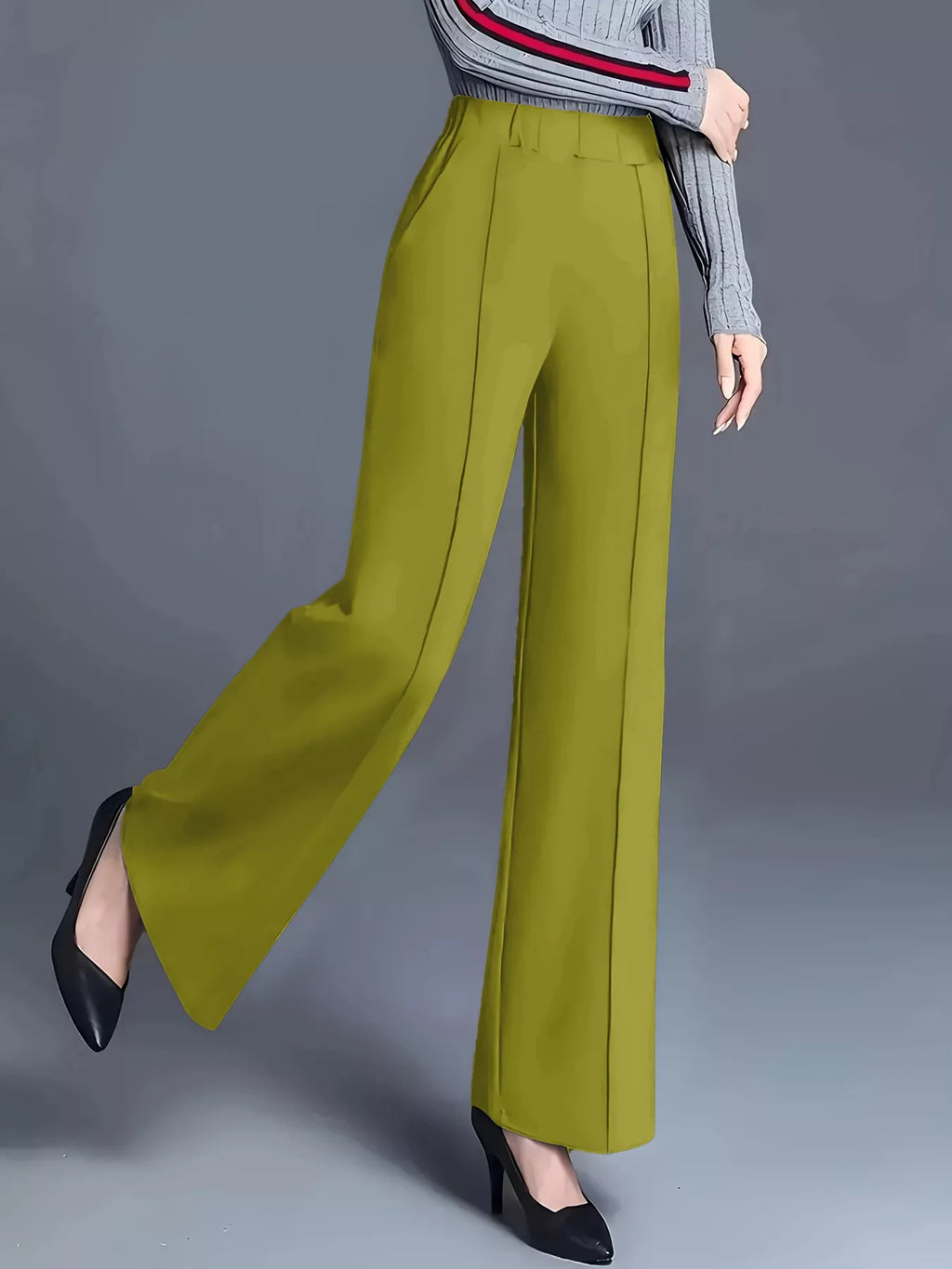 High-waisted Wide Leg Pants (17)