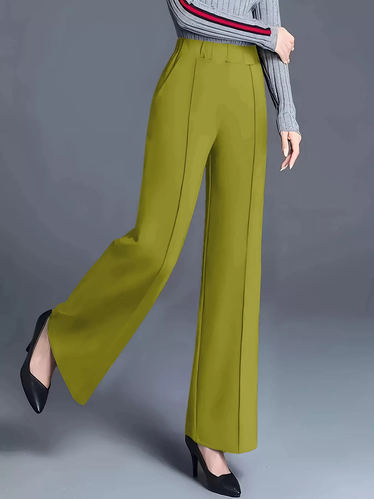High-waisted Wide Leg Pants (17)