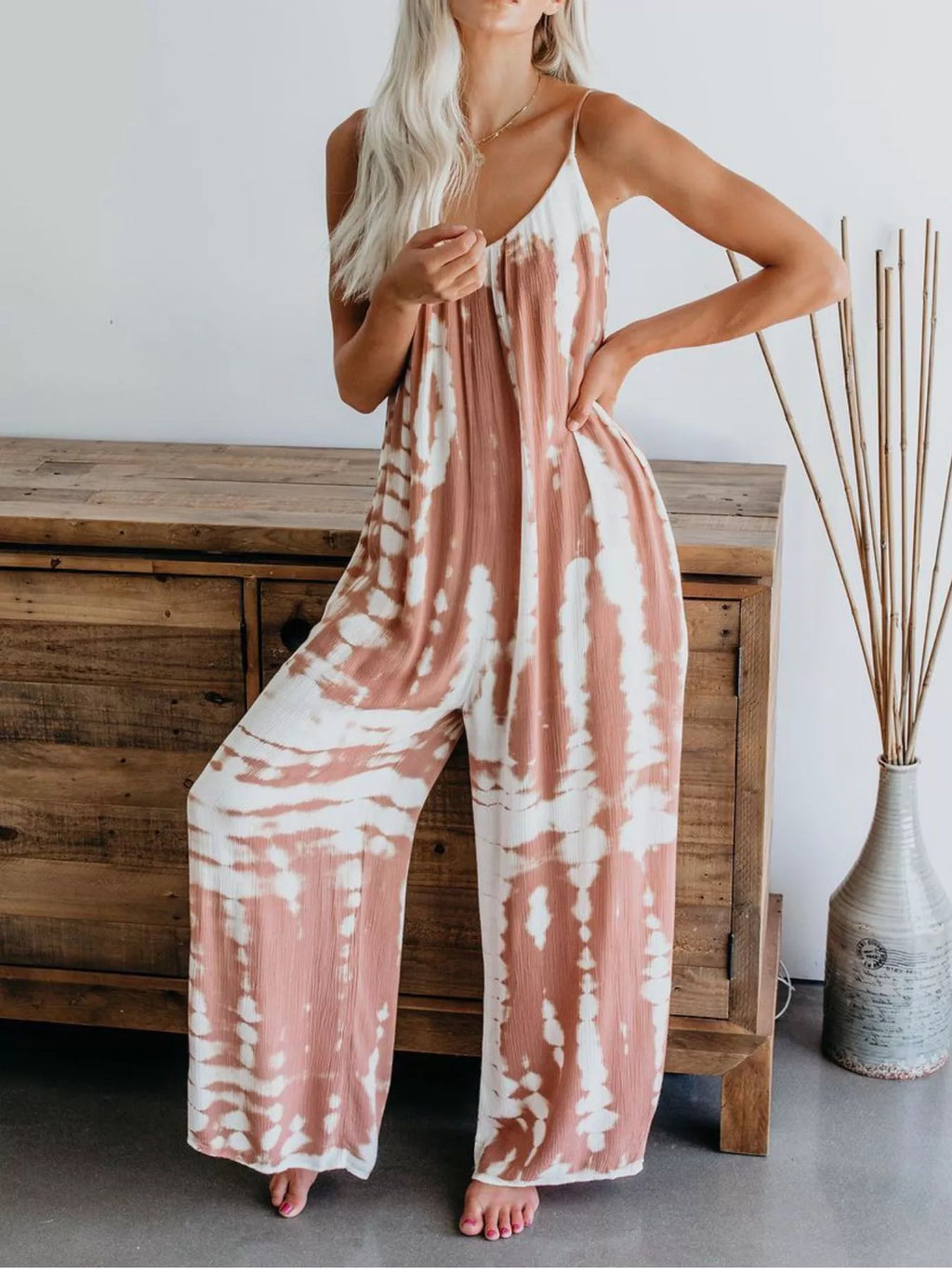 Full Size Tie-dye Wide Leg Jumpsuit Plus (6)