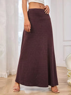 Flowy Maxi Skirt Wide Waistband (11)