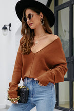 V-neck Center Seam Sweater (5)