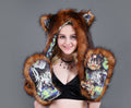 Faux Fur Hat variant CJNSFSMZ00630-Red