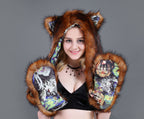 Faux Fur Hat variant CJNSFSMZ00630-Red