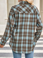 Plaid Button Up Long Sleeve Shirt (8)