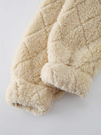 Fuzzy Pocketed Zip Up Jacket (9)