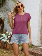Round Neck Short Sleeve T-shirt (31)