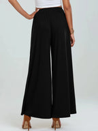 High-waisted Wide Leg Pants Pockets (17)