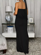 Strapless Draped Maxi Dress (11)