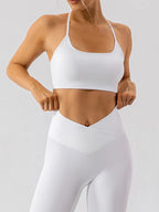 Spaghetti Strap Active Bra (9)