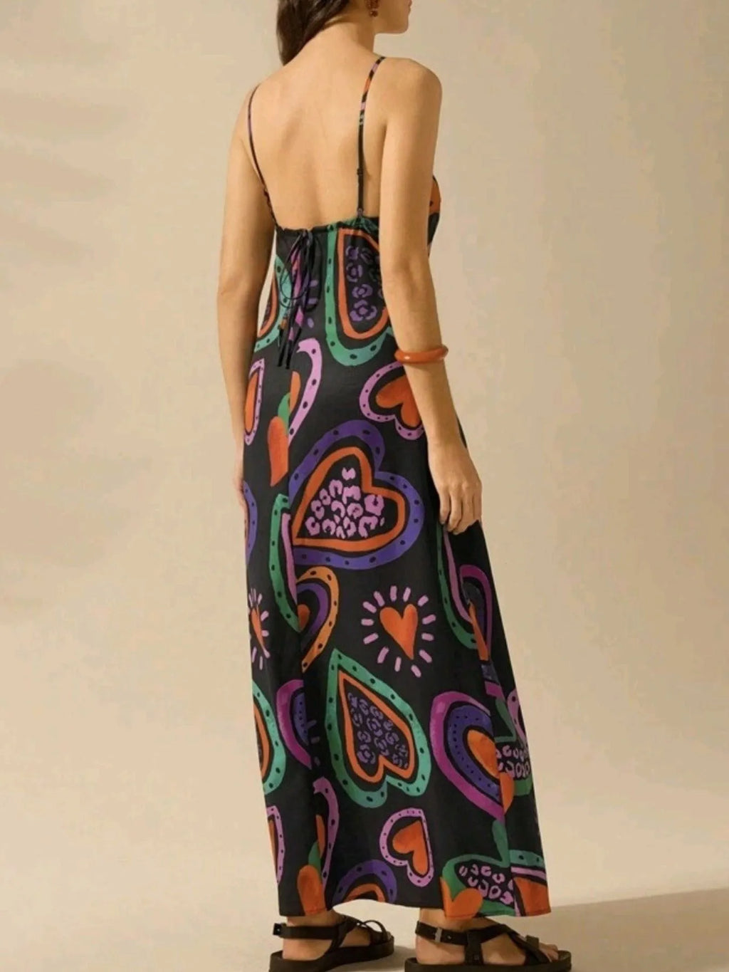Printed Sleeveless Maxi Dress (7)