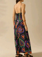 Printed Sleeveless Maxi Dress (7)