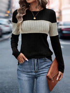Block Round Neck T-shirt (7)