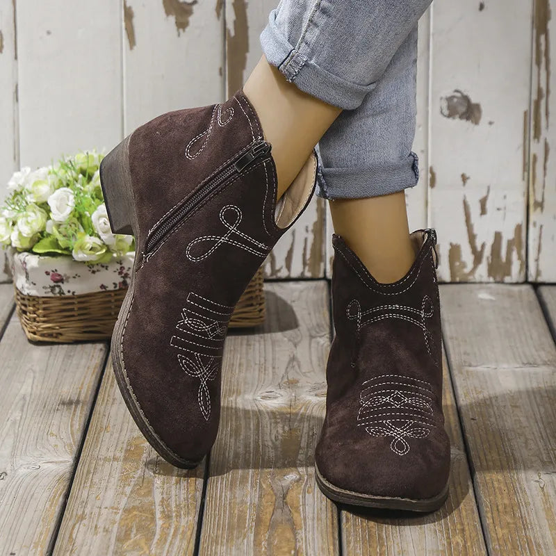 Block Heel Ankle Boots (4)