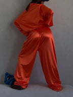 Zip Up Raglan Sleeve Jacket Pants Set (10)