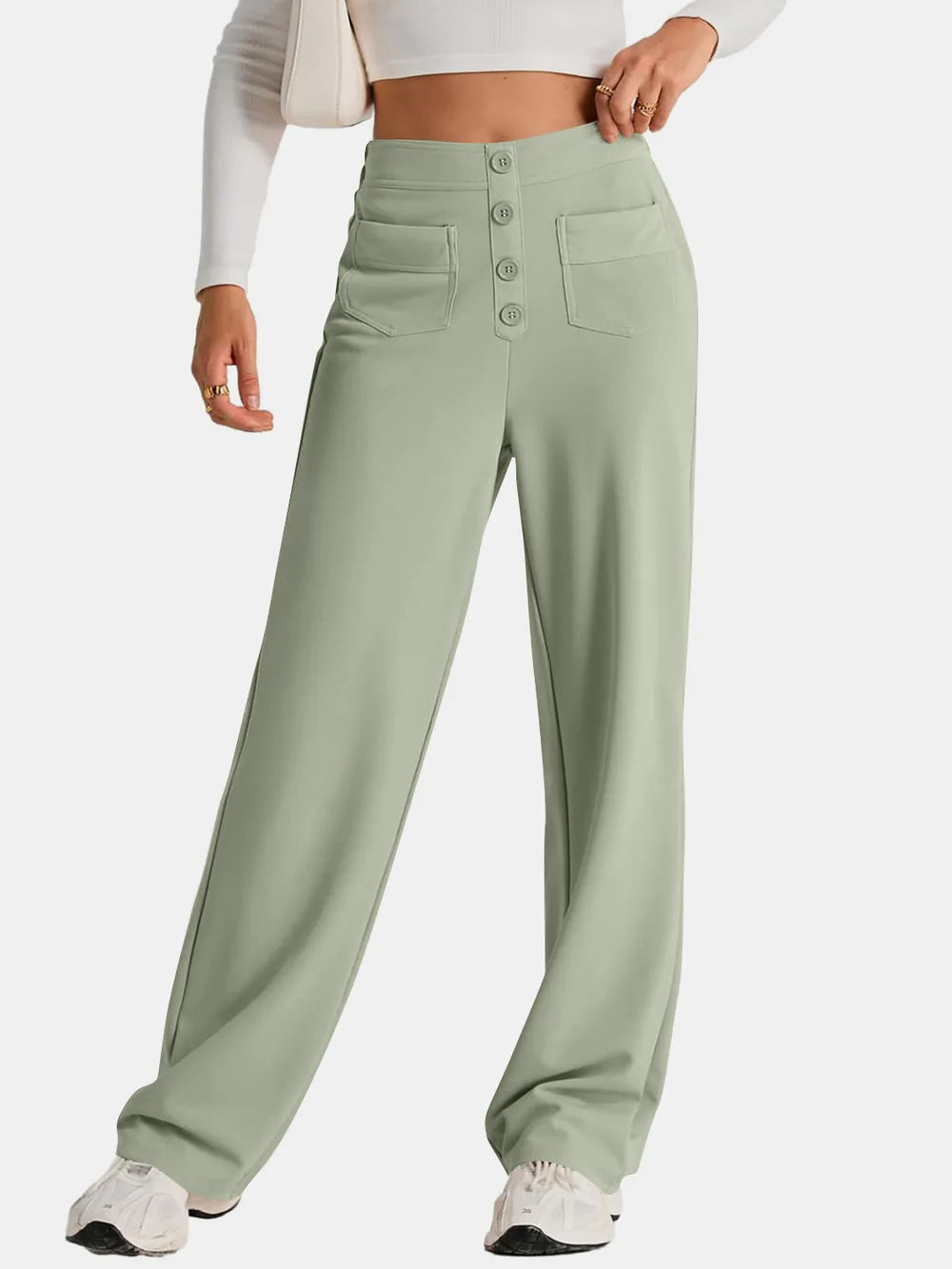 High Waist Wide Leg Pants (25)