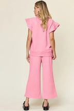 Ruffle Drawstring Wide Leg Set (14)