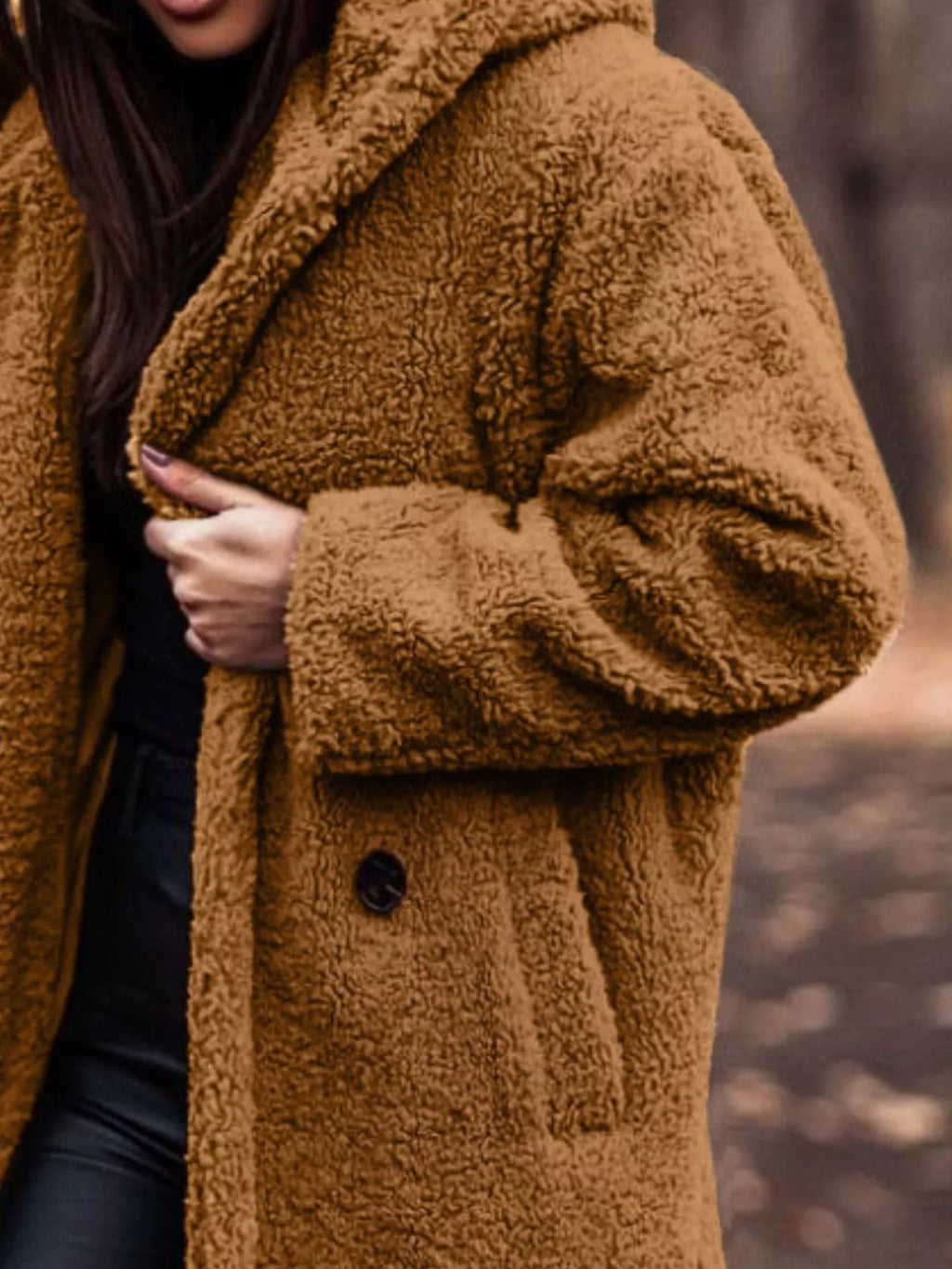 Teddy Bear Hooded Longline Outerwear (17)