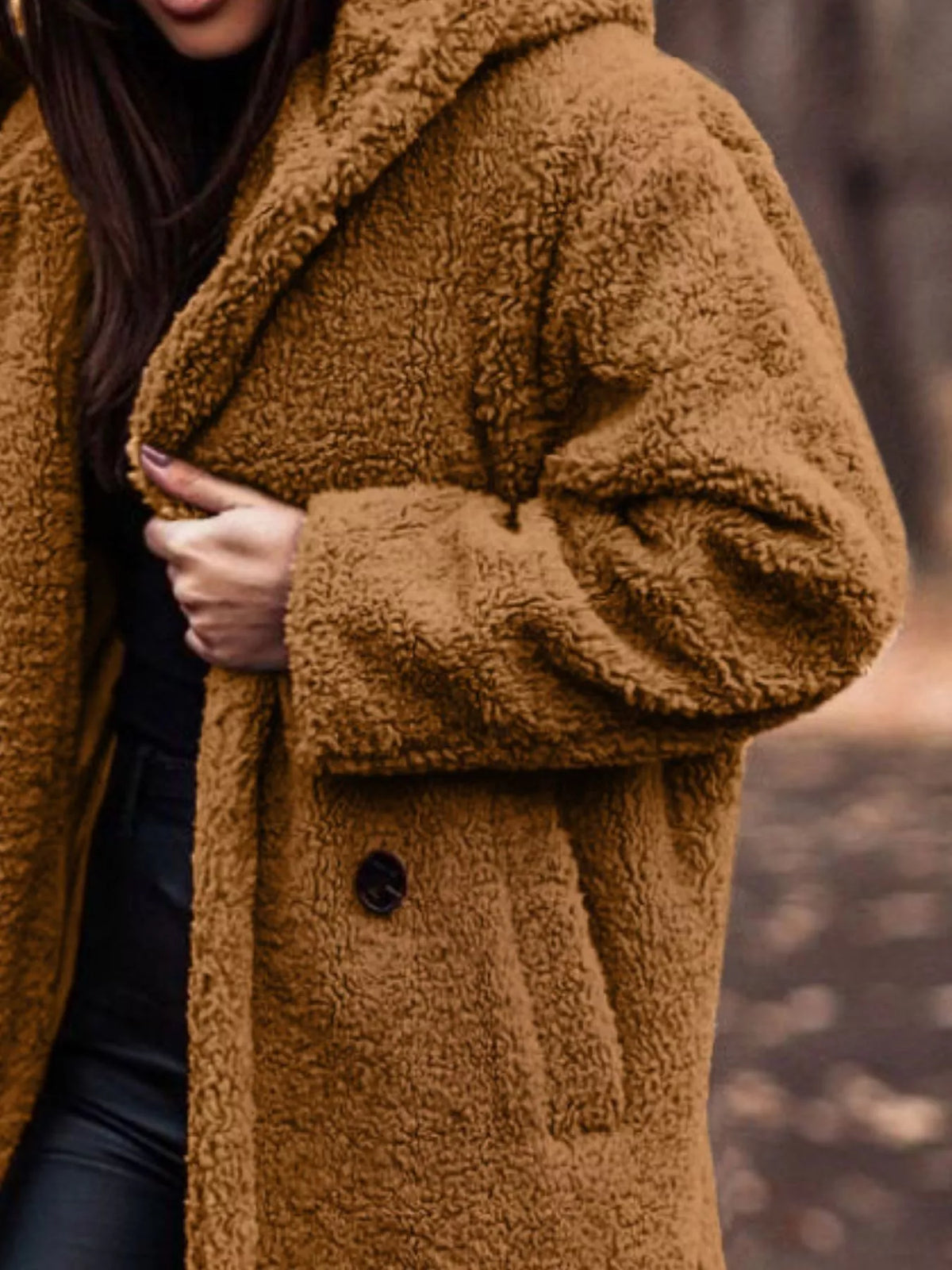 Teddy Bear Hooded Longline Outerwear (17)