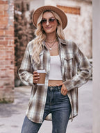 Plaid Button-down Long Sleeve Shirt (17)