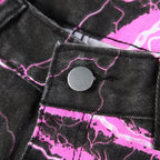 Street Versatile Printed Casual Jeans photo 8