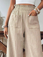 Frill Wide Leg Pants (3)